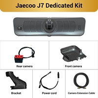 Caméra de tableau de bord avec rétroviseur de streaming pour Jaecoo J7 H10 Pro, 2K, 9,2 pouces, double objectif avant et arrière, WiFi, certifiée CE FCC, d'origine usine