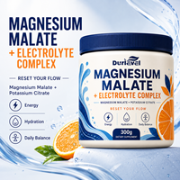 Complexe d'électrolytes avancé au malate de magnésium pour l'hydratation, marque privée OEM, en vrac, certifié NSF GMP, végétalien, sans sucre, bien-être quotidien