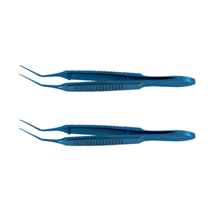 Pinzette oftalmiche con piattaforma di legatura 5mm forcipe ad angolo dentata - Product Image 2