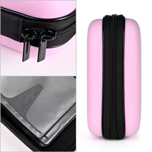 Sac carré grande capacité pour <span class=keywords><strong>CD</strong></span>, étui de rangement portable noir de haute qualité avec fermeture éclair pour <span class=keywords><strong>CD</strong></span>, DVD, album, film - Product Image 3