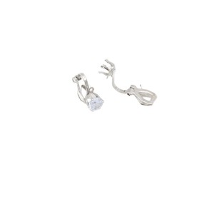 Pendientes de Clip con Baño de Oro de 18k, Forma de Corona, Incrustaciones de Zirconia, Aleación de Zinc, Joyería de Moda Unisex, Accesorios para Hacer Pendientes DIY - Product Image 5