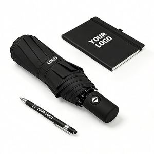 Custom Business Gift Logo Print Portable <b>Windproof</b> Travel Compact Folding <b>Umbrella</b> Automatic Rain for Men Women Teenage - Product Image 1