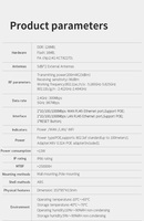 Routeur Wi-Fi Comfast CF-EW72 V2 à double bande 1200 Mbps avec chipset PA, point d'accès extérieur, prix usine