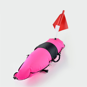 DPR Prêt à expédier Flotteur torpille de plongée sous-marine et de pêche sous-marine avec <span class=keywords><strong>gonfleur</strong></span> buccal, Bouée de sécurité gonflable de signalisation - Product Image 2