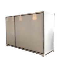 Système hydroponique de fourrage HEZHOU HZ-100 100 kg/jour avec machine à ozone, cœur de système PLC, certifié ISO9001