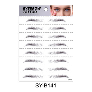 3D 4D 6D Eyebrow <b>Tattoo</b> Sticker Waterproof Temporary Brow Cosmetic Face Makeup Decal for Women Beauty Salon Professional Use - Product Image 4