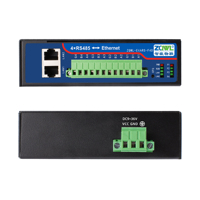 Convertisseur Ethernet Série RS485 Industriel Isolé à 4 Ports, Double Port Ethernet, Passerelle Modbus RTU/TCP/MQTT, DC 9-36V -40~85
