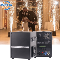 Machine à étincelles froides 750W pour effets de scène de mariage, avec télécommande sans fil, fontaine d'étincelles pour DJ et clubs.