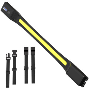 ไฟทำงานแบบ COB LED ชาร์จไฟได้ กันน้ำ พกพาสะดวก สำหรับตั้งแคมป์ วิ่ง หรือใช้คาดหน้าอก สีเหลือง 4.2V พร้อมสายรัด - Product Image 1
