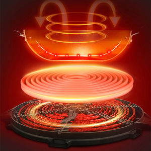 Phong cách mới thiết bị nhà bếp cảm ứng bếp bếp 2 Burner Bếp cảm ứng chưa có đánh giá - Product Image 6