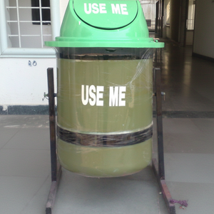 ถังขยะไฟเบอร์กลาส2025ถังขยะแบบตั้งเสาได้ออกตลาดกลางแจ้งดีไซน์ล่าสุด - Product Image 1