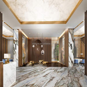 Losas de mármol italiano de lujo a bajo precio directo de fábrica Symphony italiano Briliiance, mármol de piedra de lujo para decoración de residencia - Product Image 4