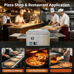 Horno de Pizza Doble Comercial de Acero Inoxidable para Restaurante, Pizzería y Cocina de Hotel - Product Image 4