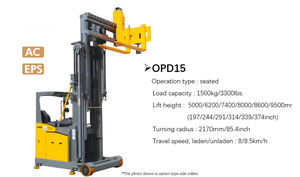 Elektrische torenheftruck VNA Montarcarga 1500kg elektrische reachtruck heftruck driepuntsstapelaar - Product Image 4