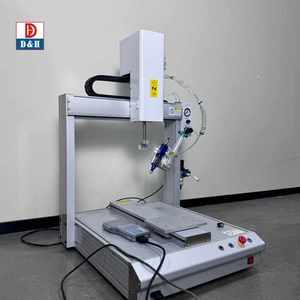 ماكينة توزيع الغراء بأربعة محاور ، معدات صناعية <span class=keywords><strong>3</strong></span> محاور للدقة - Product Image 4