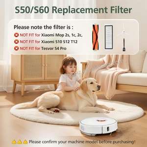 Pièces de rechange pour aspirateur robot Xiaomi MI Robot Vacuum Robot <span class=keywords><strong>Roborock</strong></span> S50 S51 <span class=keywords><strong>S5</strong></span> <span class=keywords><strong>Max</strong></span> S6 S6 Pure S6 MaxV, brosse et filtre - Product Image 5
