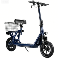 Trottinette électrique pliable légère, sans balais, numérique, 12 Ah, étanche, avec siège ergonomique pour hommes, femmes et étudiants