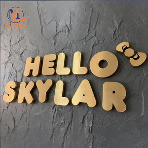 Insegna da Parete in Acrilico per Negozi Logo Aziendale Insegna da Muro per Ufficio Logo 3D a <span class=keywords><strong>Led</strong></span> Personalizzato - Product Image 6