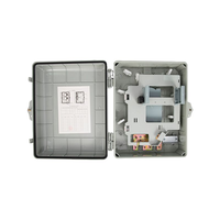16/24 Core SC UPC FTTH Outdoor Waterproof Terminal 1*16 Splitter 3 in 3 Out Vertical Splice ABS Fiber Optic Distribution Box