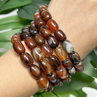 Perles en pierre d'agate naturelle Dream Agate 10x14mm, forme baril, perles en vrac pour la fabrication de bijoux, bracelets, colliers, accessoires