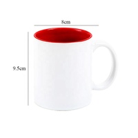 Tasse à café en céramique, impression personnalisée, tasse à lait, tasse à Sublimation blanche 11oz