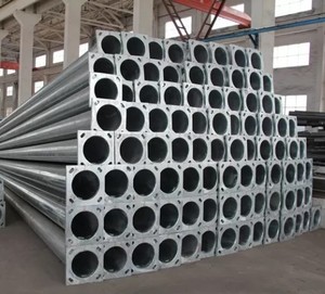 Farola LED de alta potencia para exteriores con poste de acero para muelles y puertos, cabezal de lámpara modular de poste alto, galvanizado en caliente, de calidad industrial - Product Image 2