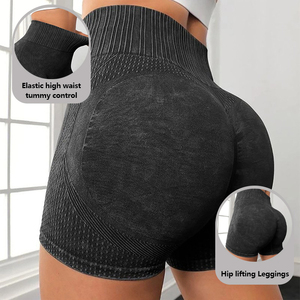 Leggings de <span class=keywords><strong>Ciclismo</strong></span> Premium de Cintura Alta y Efecto Levanta Glúteos para Mujer, Shorts Deportivos para Fitness, Correr, Yoga y Gimnasio - Product Image 2