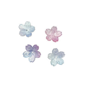 Xinbi एसिटिक एसिड 18 मिमी तीन आयामी चेरी फूलों की सहायक उपकरण, हेडवियर, हेयरपिन, ब्रैसलेट, बी - Product Image 5