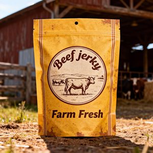 Toptan Özel Baskılı Yeniden Kullanılabilir Vakumlu Kilitli Atıştırmalık Gıda Sığır Eti Kurusu Dik Duran Poşet Gravür Baskılı Atıştırmalık Eti Kurusu - Product Image 4