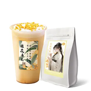 500g wholesale best chinese premium dark loose leaf high mountain osmanthus oolong tea milk tea