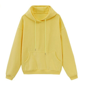 Plain Men's Pullover Hoodie 100% Cotton <b>Sweatshirt</b> with Front Pocket Winter Oversized Eco-Friendly Casual Wear - Product Image 3