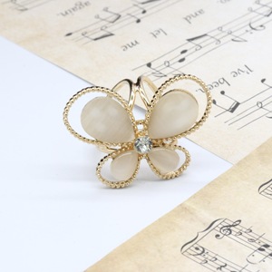 Ladies Hijab Scarf Buckle Pearl Hijab Scarf Accessories Spring Shape Silk Scarf <b>Ring</b> <b>Clip</b> Buckle <b>Ring</b> - Product Image 2
