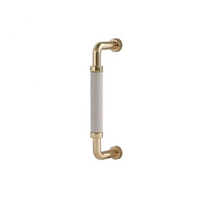 Bắc Âu Hợp kim kẽm ánh sáng sang trọng đơn giản màu rắn phần cứng 6312-128 vàng sáng + đỏ - Product Image 4