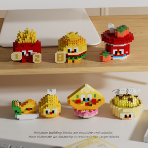 Blocs de construction de style chinois, micro-particules, série God Of Wealth Matchmaker Little Fairy, jouet éducatif pour enfants de 4 à 13 ans - Product Image 4