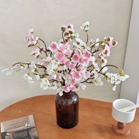 Ranting Bunga Sakura Artifisial Berkualitas Tinggi, Batang Bunga Persik Artifisial untuk Dekorasi Pernikahan, Gapura, dan Pohon Bunga