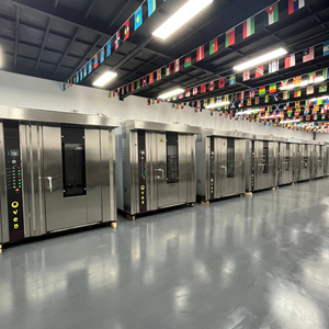 Forno a Convezione Rotativo Elettrico Automatico in Acciaio Inox per Panetteria Commerciale, 32 Teglie, per Cuocere Pane, Baguette e Pizza - Product Image 5