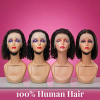 Perruque en cheveux humains bob à dentelle droite de 12 pouces, 13x4 4x4, dentelle transparente HD, perruques frontales à dentelle, perruques bob courtes pour femmes, 100% cheveux humains