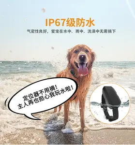 Rongxiang rastreador inteligente GPS localizador de animais de estimação para cães e gatos versão doméstica versão chinesa