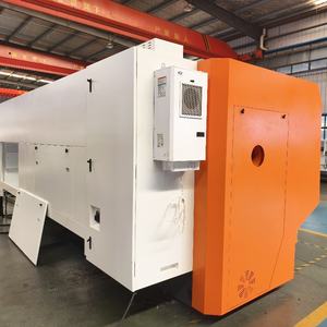 Крупногабаритный прецизионный горизонтальный токарный станок с ЧПУ CK61125, плоская станина, для тяжелых условий эксплуатации, с ЧПУ Siemens, высокоточный, автоматический, длина 5 м - Product Image 3