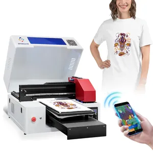 Refinecolor High Quality A3 Cheap dual xp600 heads inkjet dtg printer sock printing dtg direct to garment printer for t shirts