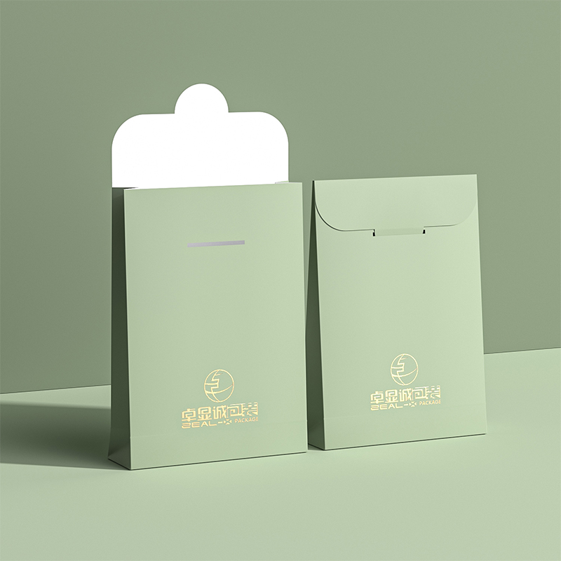 Eco-Friendly Environmentally Friendly Kraft Paper Envelope Bag for Cosmetic Products Packaging Paper Boxes
