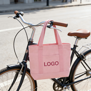 Sac fourre-tout en toile de coton imprimé avec des lettres, style tendance pour femmes, sac de courses réutilisable - Product Image 4