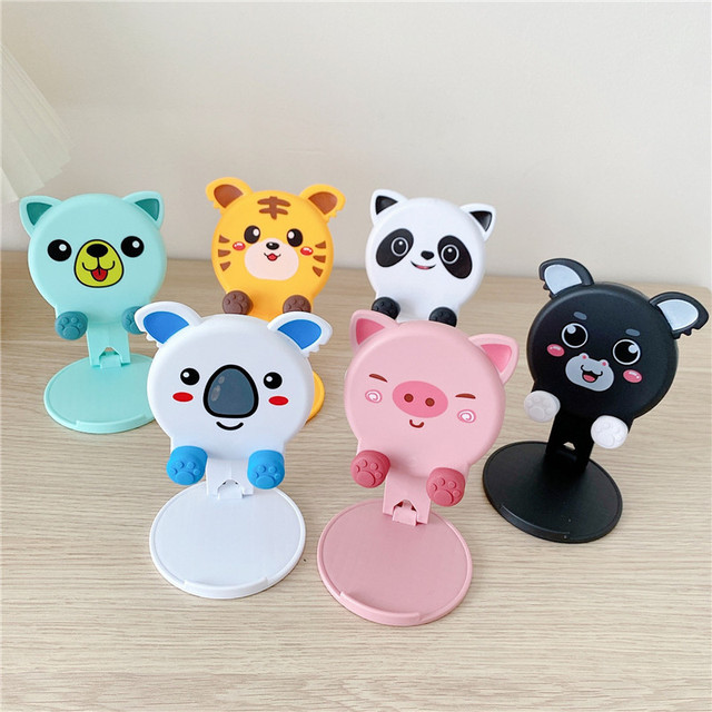Wholesale Mobile Desktop Bracket Following Drama Folding Lift Mobile Phone Tablet Cute Bracket
