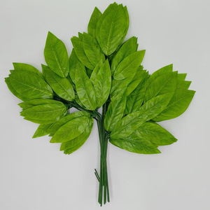 Branches de mangue artificielles en plastique 65 cm, réalistes, écologiques, résistantes à l'eau, pour décoration suspendue de fêtes, paysages et jardins, vertes - Product Image 3