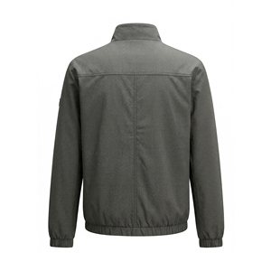 2026 Veste <span class=keywords><strong>zippée</strong></span> légère pour <span class=keywords><strong>homme</strong></span>, style <span class=keywords><strong>surchemise</strong></span>, col montant, vêtement de sport et décontracté, pour le printemps, vêtement d'extérieur - Product Image 2