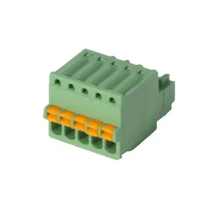 High Quality 28-20AWG 2.5mm Pitch Green Pluggable Terminal Block
