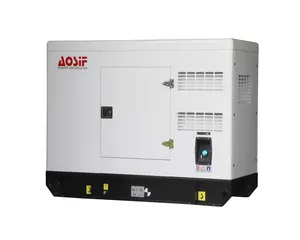 AOSIF 40kva süper sessiz dizel jeneratör küresel garanti ile ev endüstriyel ses geçirmez güç jeneratörü için set