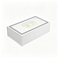 Boîte de rangement haut de gamme pour Mahjong, fermeture magnétique, couvercle rabattable, boîte rigide pour tuiles de Mahjong américaines avec emballage personnalisé