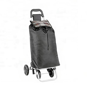 Carrito de Compras Plegable Ecológico Ligero con Diseño de Plataforma, Nuevo Estilo de Alta Calidad con 4 Ruedas - Product Image 4