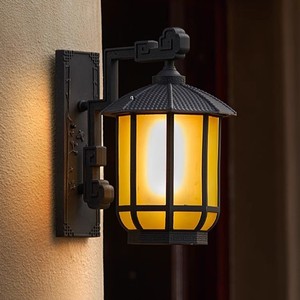 Lampe murale extérieure en alliage d'aluminium avec diffuseur en verre trempé, LED blanc chaud 3500K, alimentation solaire, garantie 10 ans, dimmable, étanche - Product Image 6